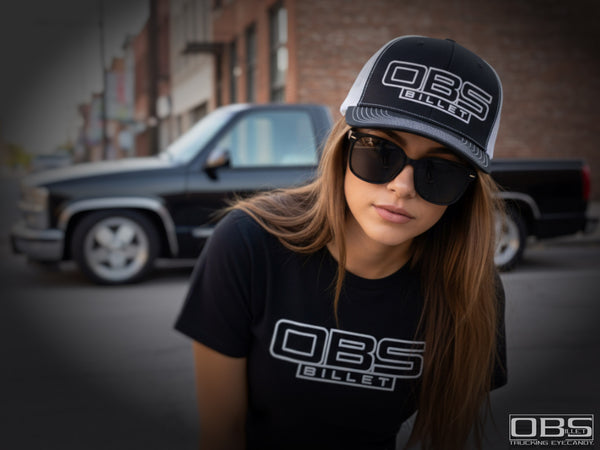 OBSBillet “80's Retro” Snapback Hat - - Red or White Thread