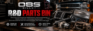 OBS Billet R&D Parts Bin - OEM truck parts used for measurement, fitment verification and product development