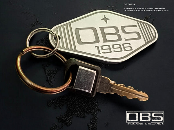 OBS Key Fob - Year (at bottom) Specific - Hotel Style