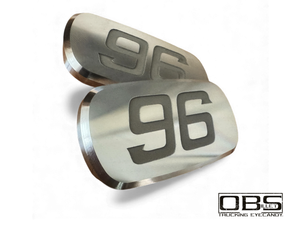 Chevy® | GMC® 1988-1998 Cab Emblems - Oval Style - Classic Year - Sold as Pairs or Individual