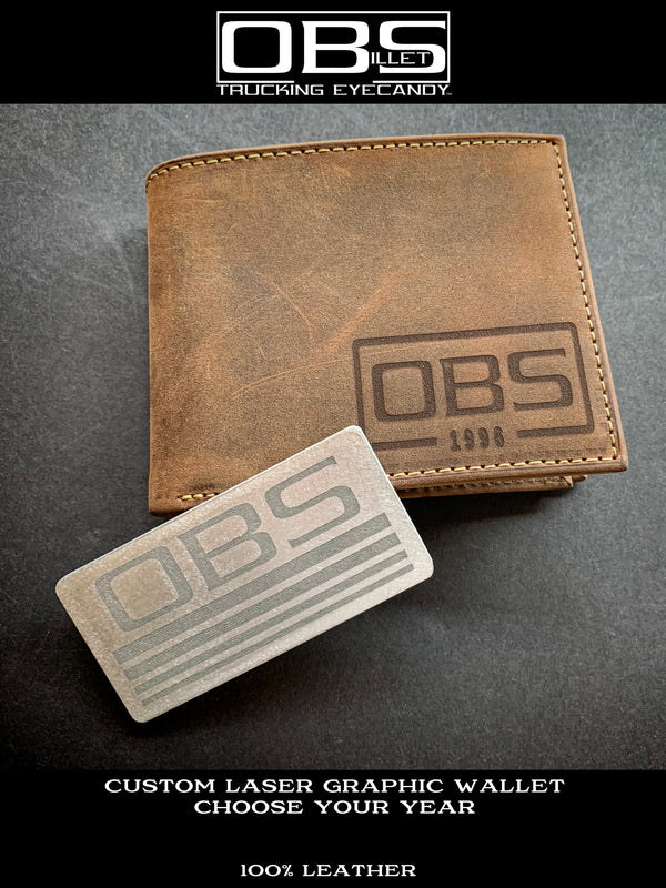 OBS Leather Wallet - Custom Year