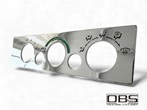 OBS A/C Unit Cover Plate - Illuminated Version - 3 Knobs - 2 Button Version