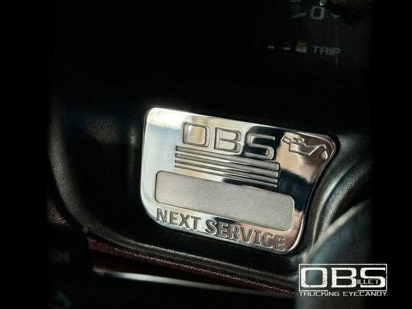 OBS (Left to steering wheel) Oil Service Plate