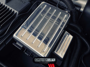 Chevy | GMC 1995-1998 OBS Billet Fuse Cover Plates - Polished