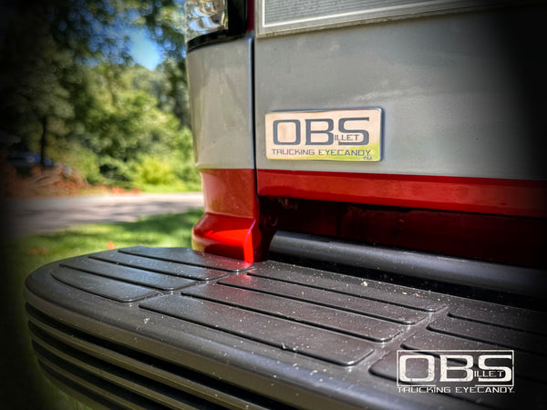 "TRUCKING EYECANDY™" Classic Body Emblem - Regular Engraved - Machined Billet
