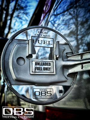 OBS Gas Panel - Year (at bottom) Specific - Lasered Billet - Sold as a set of 3 parts