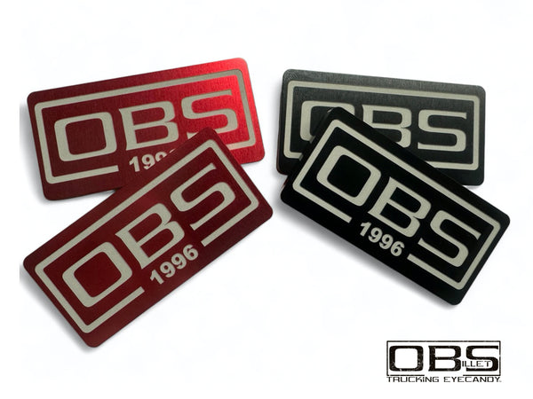 OBS Pillar Emblem - Year Specific - Anodized - Sold as a Pair