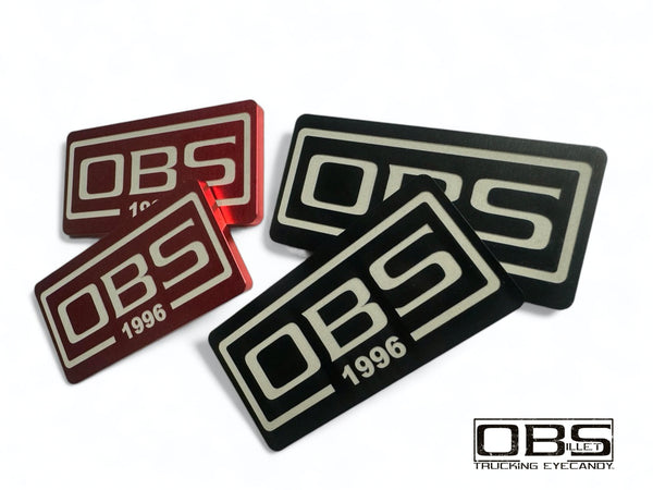 OBS Pillar Emblem - Year Specific - Anodized - Sold as a Pair