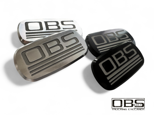 Chevy® | GMC® OBS 1995-1999 Cab Emblems - Oval Style - 3 Line Classic - Sold as Pairs