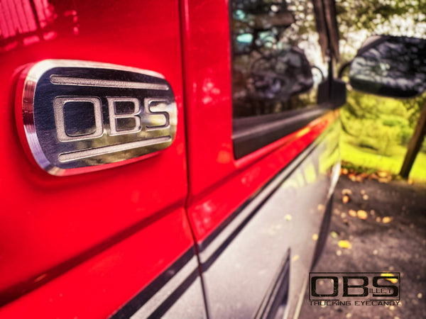 Chevy® | GMC® OBS 1995-1999 Cab Emblems - Oval Style - OBS CLASSIC - Sold as Pairs