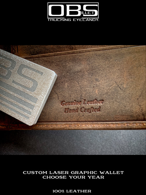 OBS Leather Wallet - Custom Year