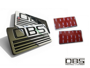 Chevy® | GMC® 1988-1998 Cab Emblems - '4 Line' Classic Pillar Emblem - Machined Billet