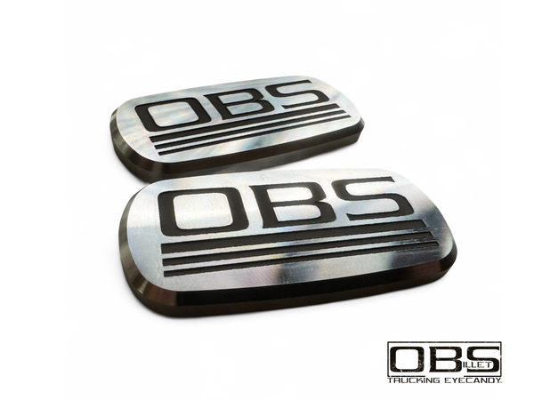Chevy® | GMC® OBS 1995-1999 Cab Emblems - Oval Style - 3 Line Classic - Sold as Pairs