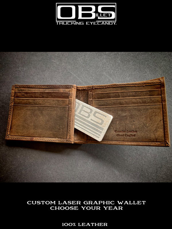 OBS Leather Wallet - Custom Year