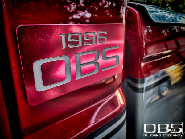 OBS Pillar Emblem - Year (at top) Specific - Anodized - Sold as a Pair