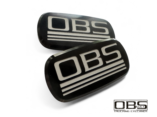 Chevy® | GMC® OBS 1995-1999 Cab Emblems - Oval Style - 3 Line Classic - Sold as Pairs