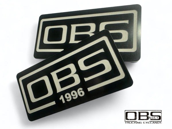 OBS Pillar Emblem - Year Specific - Anodized - Sold as a Pair