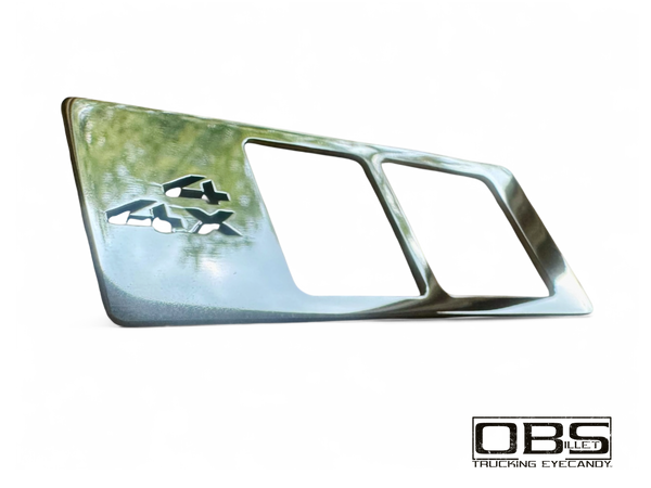Billet Dashboard Consul Blanking Plate - 4x4 (Single Engraved Unit)