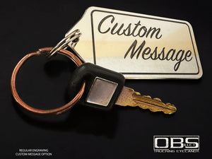 OBS Billet Key Fob - Year (at top) Specific