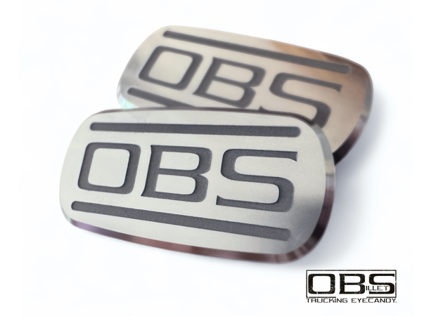 Chevy® | GMC® OBS 1995-1999 Cab Emblems - Oval Style - OBS CLASSIC - Sold as Pairs