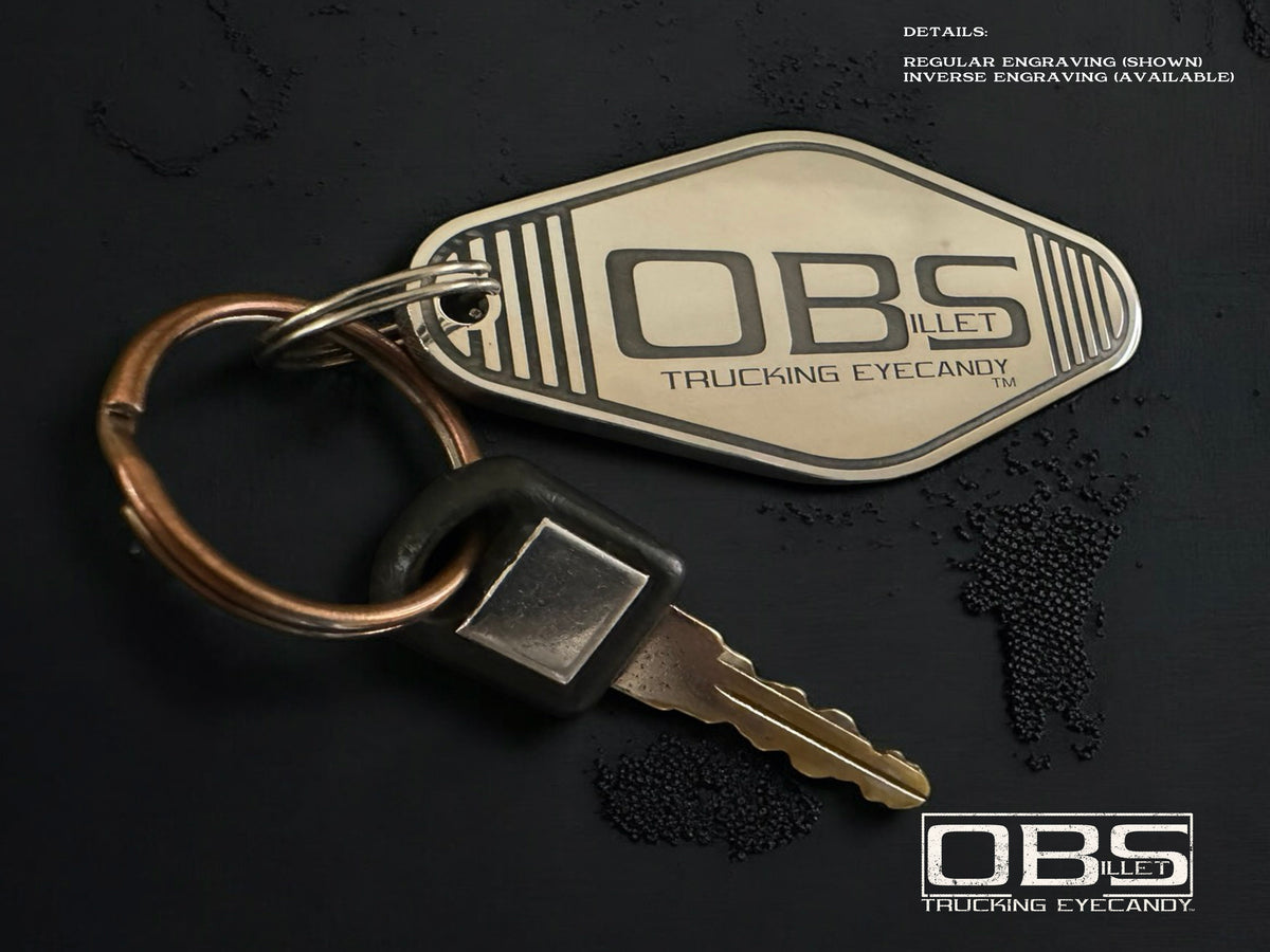 OBS - Trucking EyeCandy - Classic Hotel Style Keyring – OBS Billet