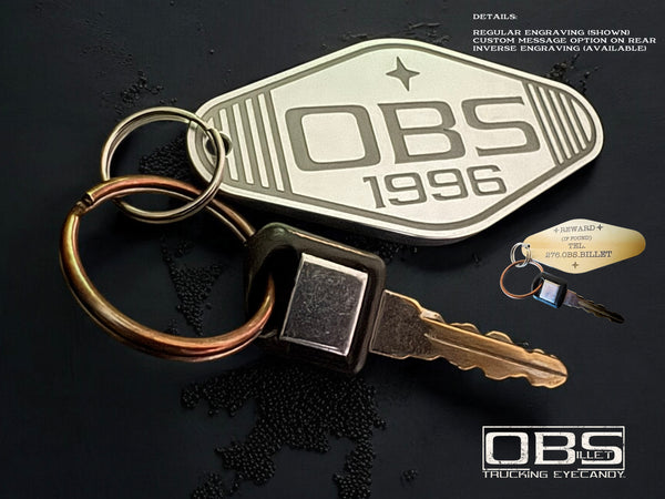 OBS Key Fob - Year (at bottom) Specific - Hotel Style