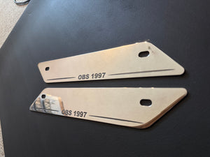 OBS Door Side Mounted Emblem Plates- Year Specific - Sold as a Pair