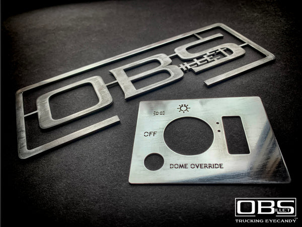 OBS Headlight/Daylight Running Cover Plate - Illuminated Version