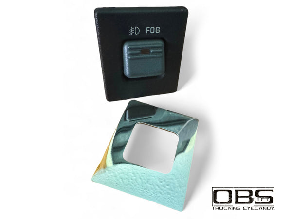 Billet Dashboard Consul Blanking Plate - FOG (Single Engraved Unit)