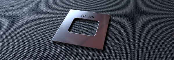 Billet Dashboard Consul Blanking Plate - FOG (Single Engraved Unit)