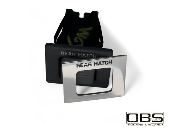 Billet Dashboard Consul Blanking Plate - REAR HATCH (Single Engraved Unit)