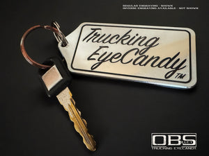 Rectangular Style Keyring - Trucking Truck