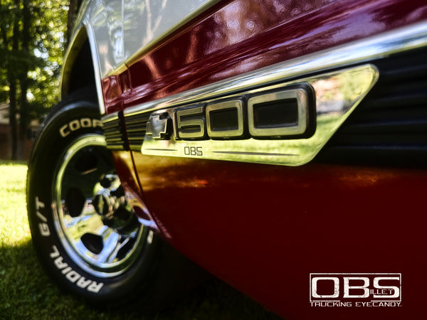 OBS Door Side Mounted Emblem Plates- Year Specific - Sold as a Pair
