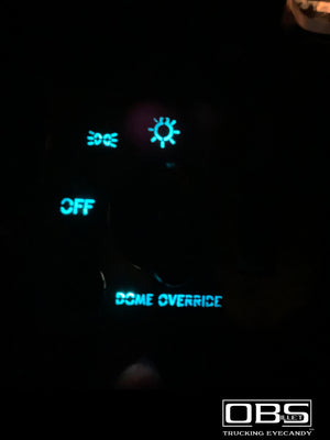 OBS Headlight/Daylight Running Cover Plate - Illuminated Version
