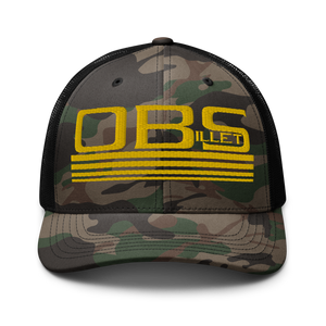 Four Line Billet Classic Camouflage trucker hat