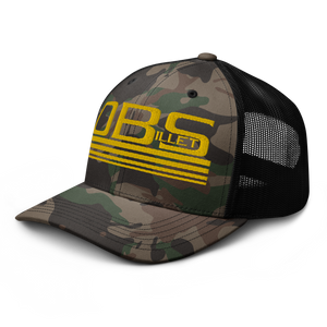 Four Line Billet Classic Camouflage trucker hat