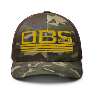 Four Line Billet Classic Camouflage trucker hat