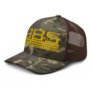 Four Line Billet Classic Camouflage trucker hat
