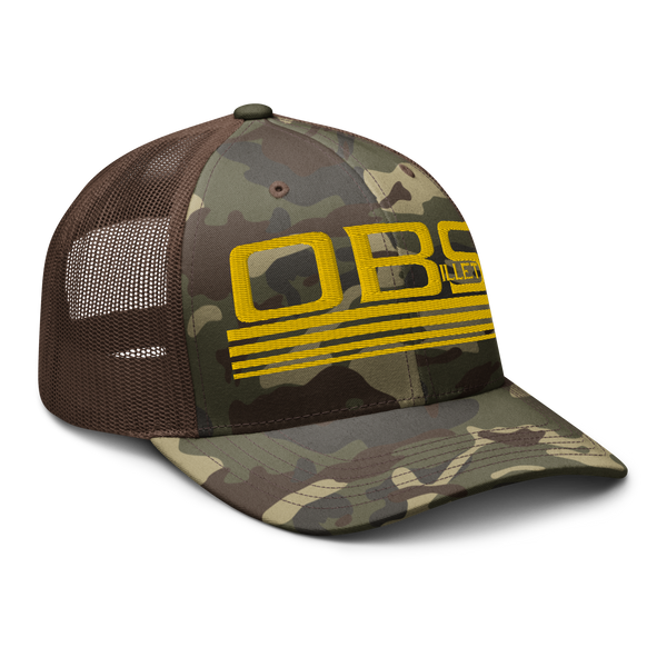 Four Line Billet Classic Camouflage trucker hat