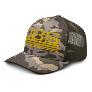 Four Line Billet Classic Camouflage trucker hat