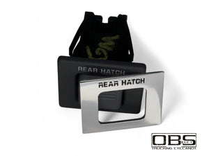 Billet Dashboard Consul Blanking Plate - REAR HATCH (Single Engraved Unit)