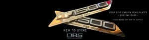 OBS Door Side Mounted Emblem Plates- Year Specific - Sold as a Pair