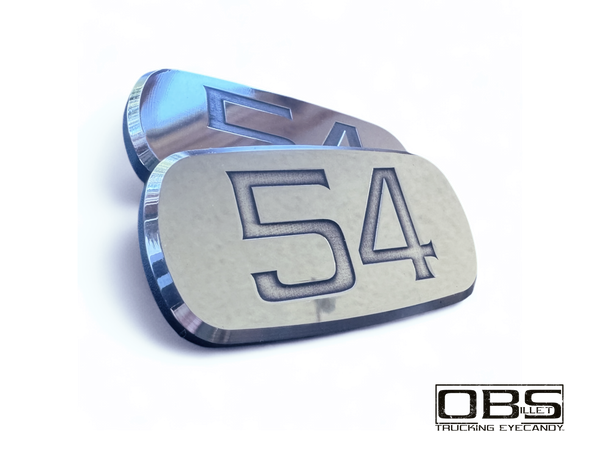 Chevy® | GMC® 1947-1955 Cab Emblems - Oval Style - Classic Year- Sold as Pairs or Individual