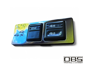 Billet Dashboard Consul Blanking Plate - 4x4 (Single Engraved Unit)