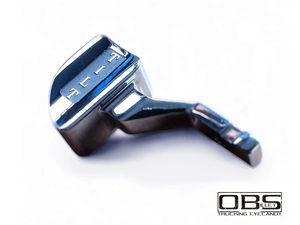 Machined billet tilt lever, a tangible upgrade to a familiar OBS cab touchpoint