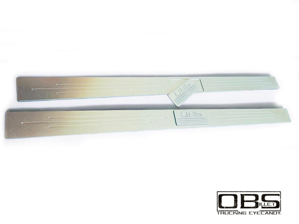 OBS Door Sill Tread Plate - with Emblem Insert