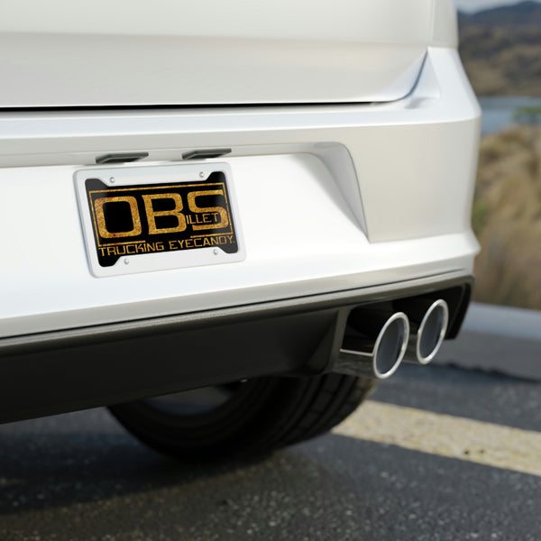 OBS Billet™ - Gold (Trucking Eyecandy™) License Plate