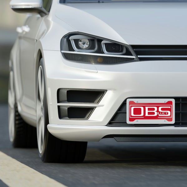 OBS Billet - Red License Plate