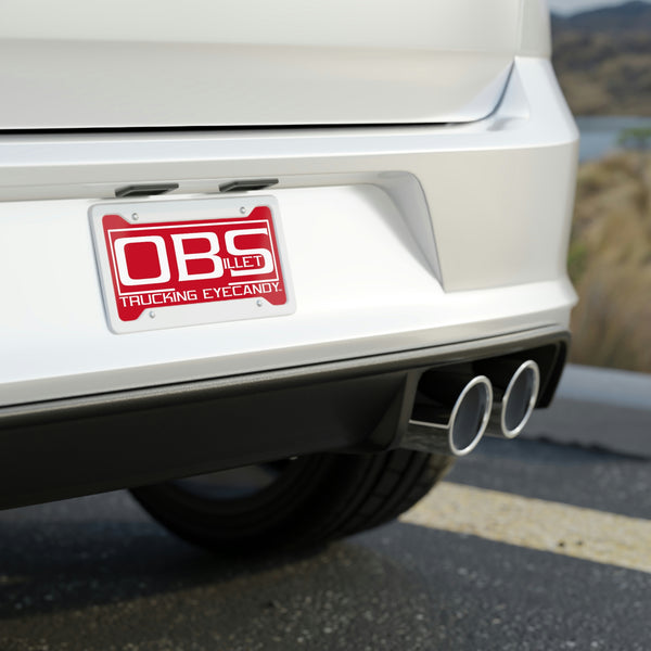 OBS Billet™ - Red (Trucking Eyecandy™) License Plate