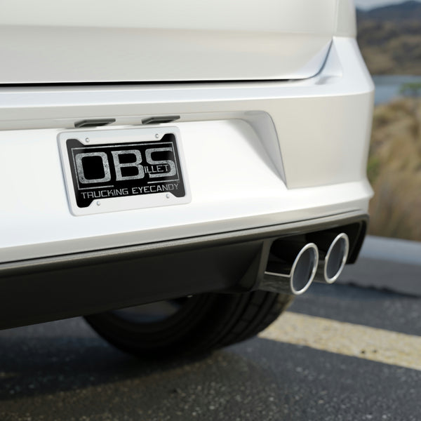 OBS Billet™ - Silver (Trucking Eyecandy™) License Plate